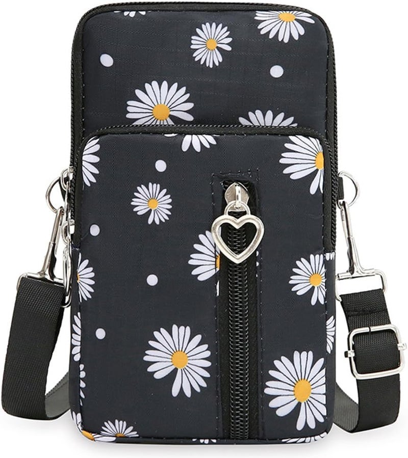 JANKS Small Crossbody Bag for Women - Mini Phone Purses with Crossbody Strap and Wallet - Nylon Arm Bag - Image 1