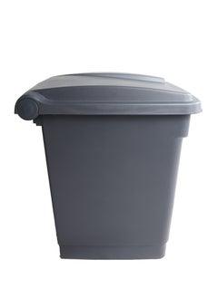 Generic Step Trash Bin | Plastic Matte Finish | Suitable For Bathrooms, Kitchens & Communal Spaces | Grey | 45 Liters  - Image 2