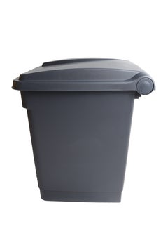 Generic Step Trash Bin | Plastic Matte Finish | Suitable For Bathrooms, Kitchens & Communal Spaces | Grey | 45 Liters  - Image 4