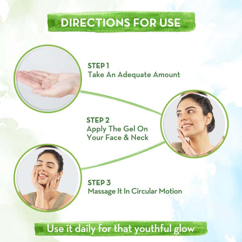 Mamaearth Mamaearth Aloe Ashwagandha Gel for face with Aloe Vera Ashwagandha for a Youthful Glow 300 ml  - Image 5
