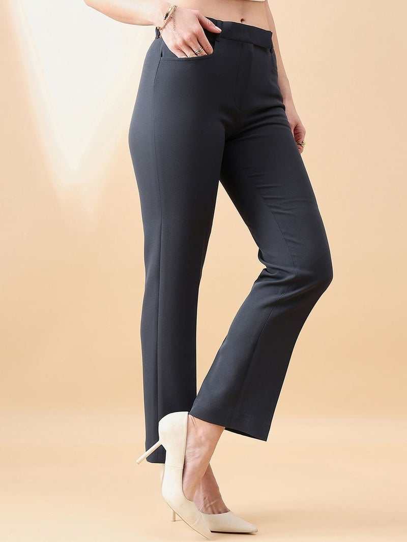 Powersutra Comfort Fit Stretch Pants for Women - Dark Grey - Image 2