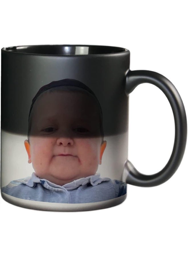 Spoil Your Wall Hasbulla Heat Color Changing Meme Joke Gag | Printed Ceramic Coffee Mug 326Ml | Gifts For Friends - Funny Coffee Magic Mug - Image 2