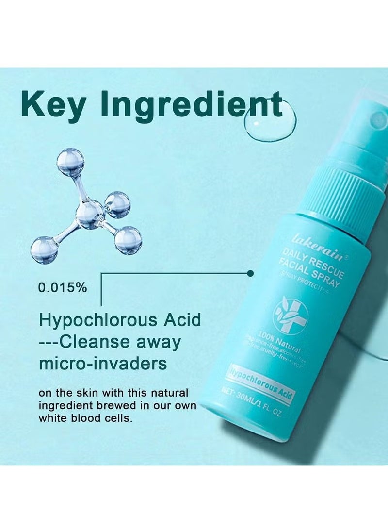 lakerain Hypochlorous Acid Spray for face, Daily Rescue Facial Spray, Toner Soothing and Purify, Facial Mist, Support Against Irritation, Calm Redness  - Image 2