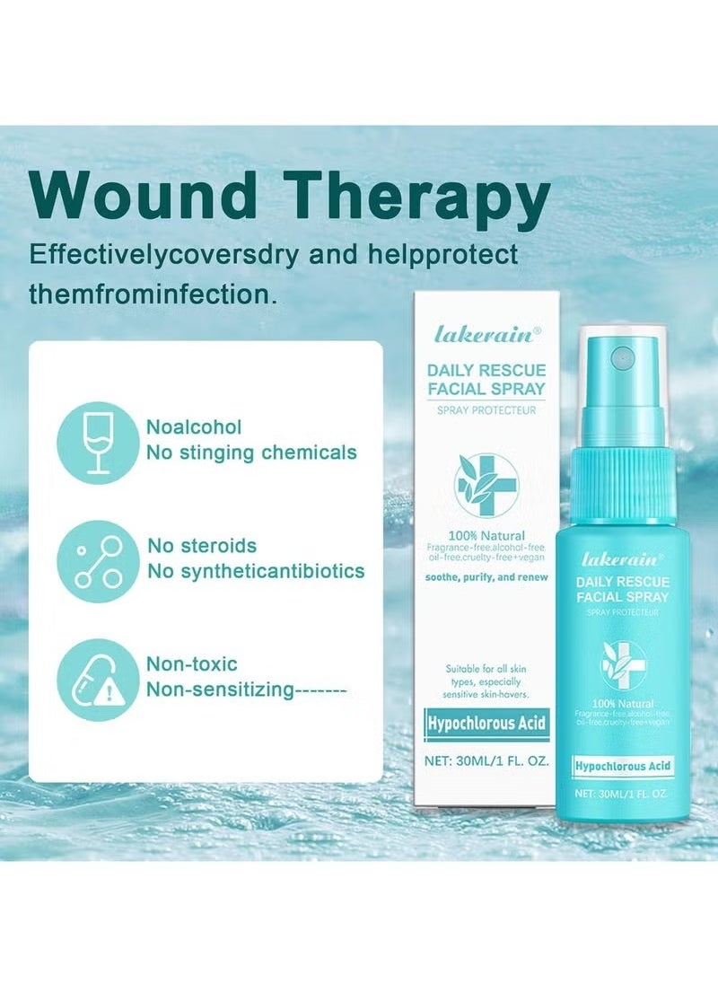 lakerain Hypochlorous Acid Spray for face, Daily Rescue Facial Spray, Toner Soothing and Purify, Facial Mist, Support Against Irritation, Calm Redness  - Image 3
