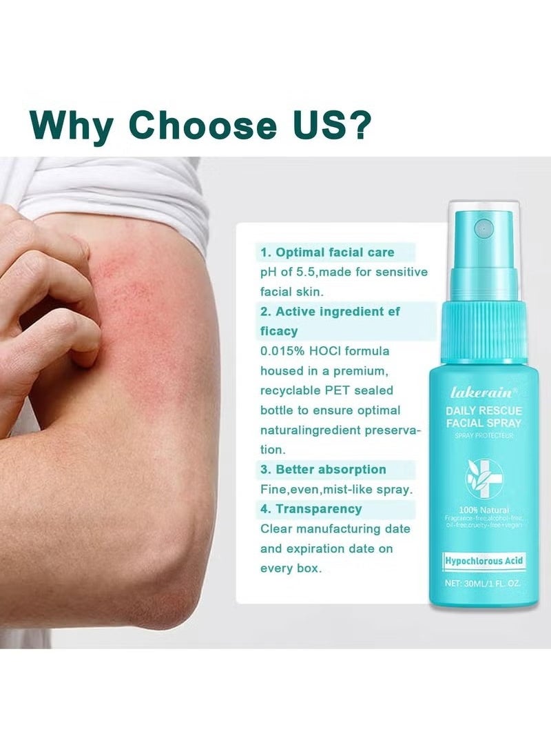 lakerain Hypochlorous Acid Spray for face, Daily Rescue Facial Spray, Toner Soothing and Purify, Facial Mist, Support Against Irritation, Calm Redness  - Image 4