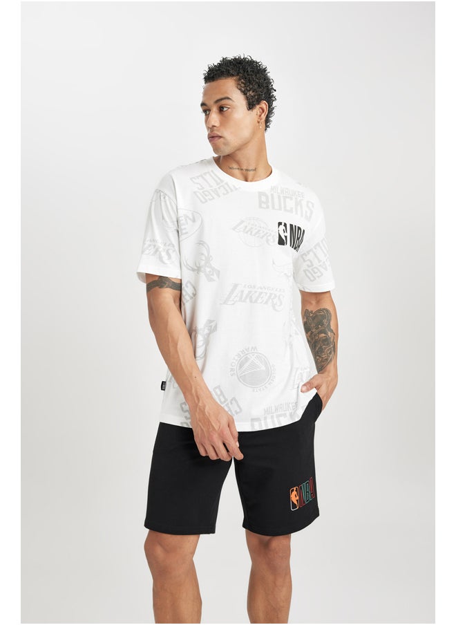 DeFacto - Man Boxy Fit Crew Neck Short Sleeve Knitted T-Shirt - Image 1