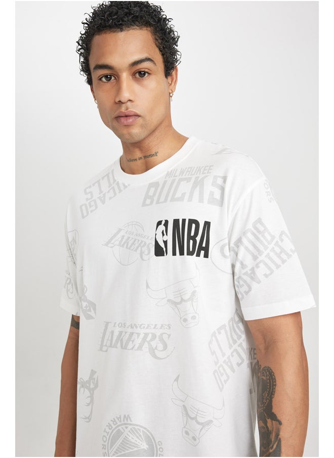 DeFacto - Man Boxy Fit Crew Neck Short Sleeve Knitted T-Shirt - Image 1