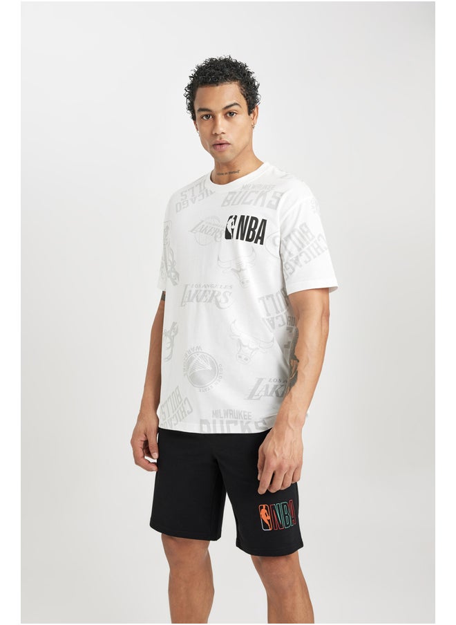 DeFacto - Man Boxy Fit Crew Neck Short Sleeve Knitted T-Shirt - Image 1