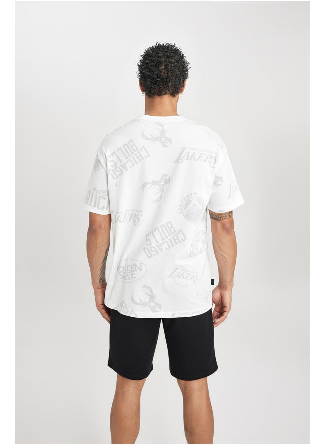 DeFacto - Man Boxy Fit Crew Neck Short Sleeve Knitted T-Shirt - Image 1