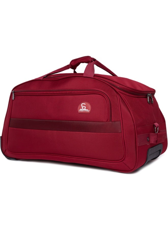 GREENLANDS GNL Dapper Red Duffle Bag – Stylish & Spacious Travel Companion - Image 2