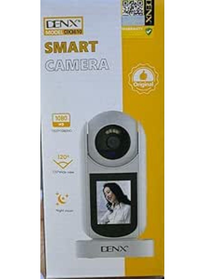 Denx DENX MODEL DX3610 SMART CAMERA Original 1080 HD 1920 * 1080HD 120° 120 Wide-view + Night vision - Image 1