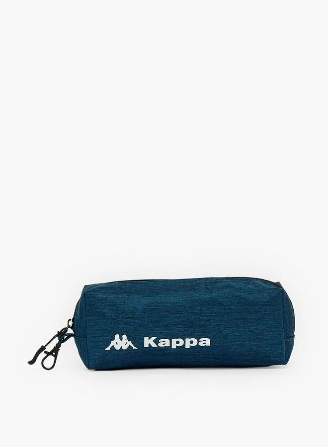 Kappa NAVY Textured School Backpack For Boys 8-13 Years With Pencil Pouch - 17 Inches - 14.5x33.5x33.5 CM  | Best Price UAE