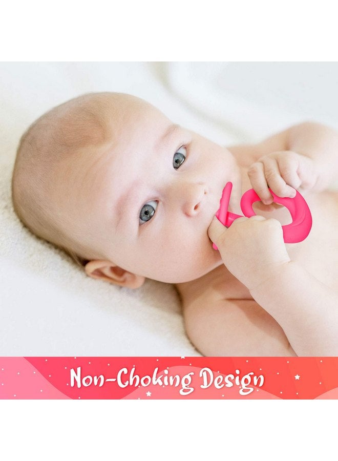 سبريك ألعاب التسنين للأطفال، عضاضات من السيليكون الآمن غذائيًا بنسبة 100% للأطفال من سن 0 إلى 6 أشهر، ألعاب عضاضة للأطفال من سن 0 إلى 6 أشهر خالية من مادة BPA، ألعاب مضغ للأطفال لتلبية احتياجات المص، لعبة تسنين للأطفال - Image 3