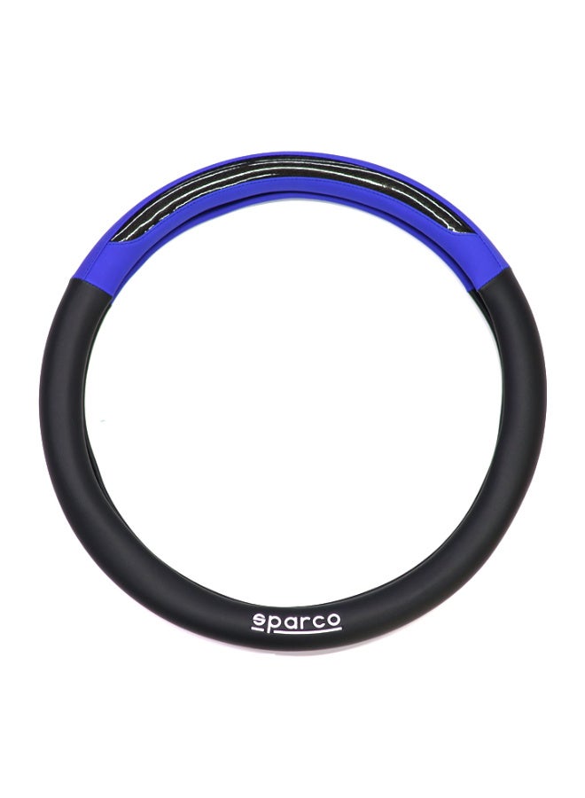 Sparco Steering Wheel Cover, Black/Blue ,TPU logo - Image 3