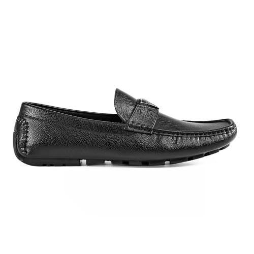 Guess Men's ALAI Driving Style Loafer, Black 001, 8 - Image 5