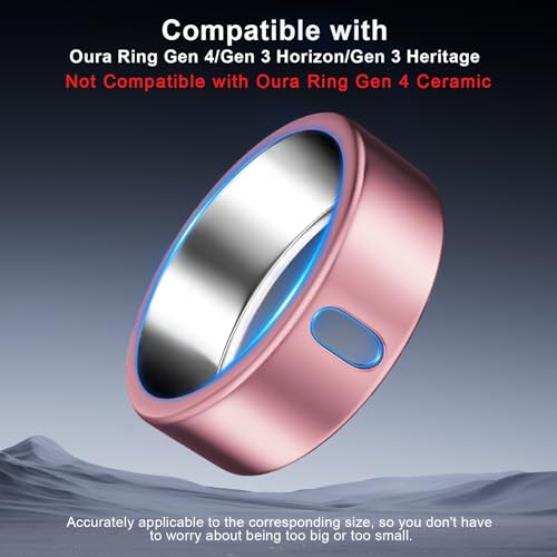 ZOOROO 3 Pack Cover Compatible with Oura Ring Gen 4/Oura Ring Gen 3 Horizon/Heritage, Surport Charging with Cover on, Anti-Scratch TPU Protector for Men Women (Size 12, Silver+Rosegold+Pink) - Image 2