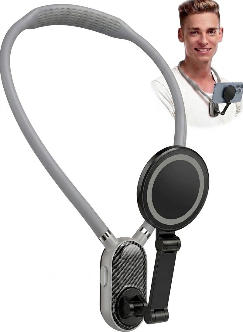 PROMASS PM-216028 Magnetic Neck Phone Holder – Hands-Free POV Neck Mount for Video Recording and Selfies; Compatible with iPhone 17, 16, 15, 14, 13, 12 (Pro Max, Plus, Mini), Galaxy S26, S25, S24, S23 Ultra, Huawei, Redmi, and more. - Image 1