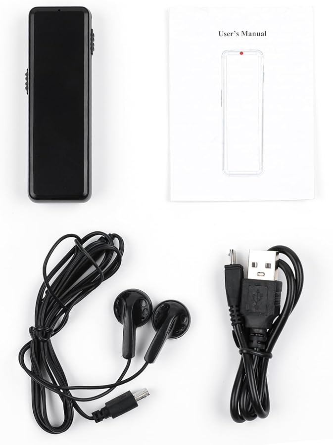 16GB Voice Activated Recorder 90 Hours Battery Noise Reduction Compact For Lectures Meetings - Image 4