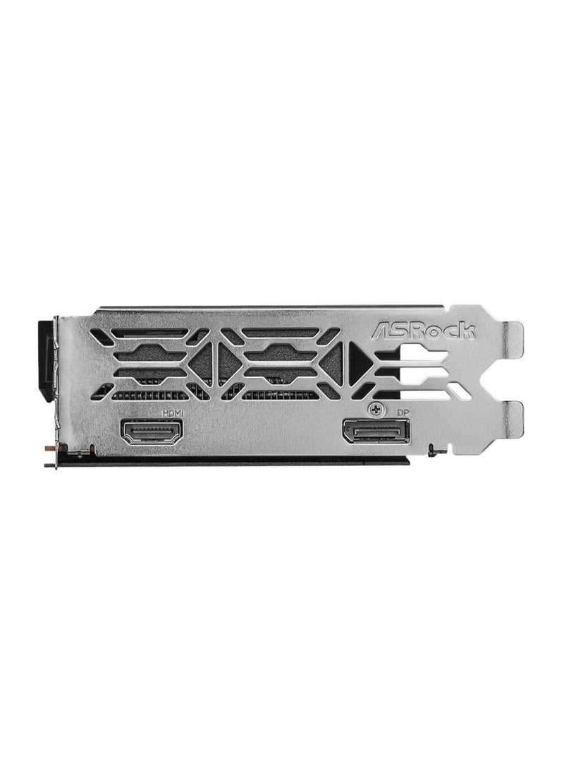 ASRock - ASRock Radeon RX 6500 XT Phantom Gaming 4GB OC GDDR6 Graphics Card, RDNA2, AMD FidelityFX, 1024 Streams, 2820MHz Boost - Image 1