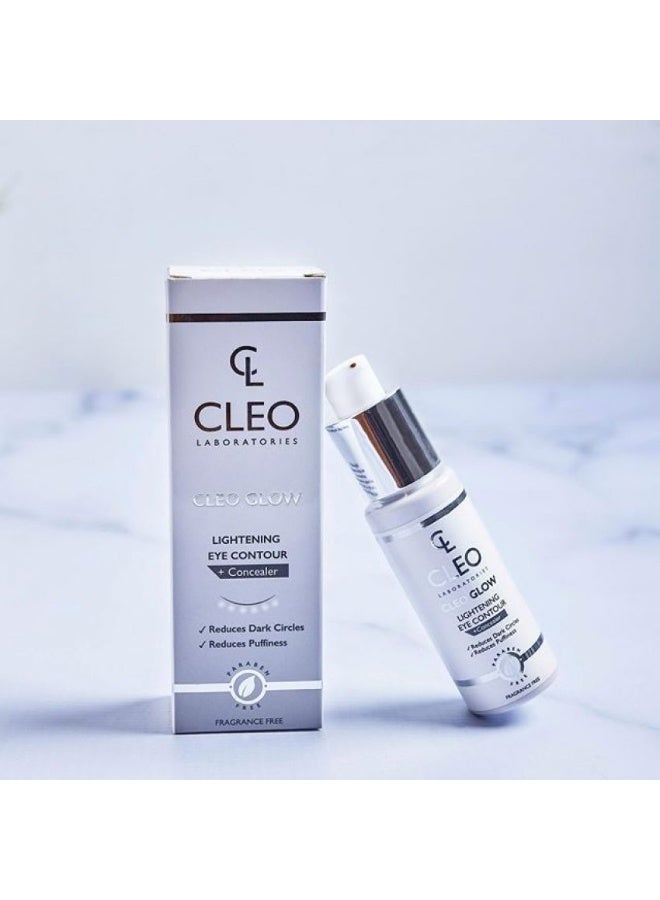كليو جلو اى كونتور لايت كريم / CLEO GLOW EYE CONTOUR CREAM+CONCEALER 15ML(LIGHT)