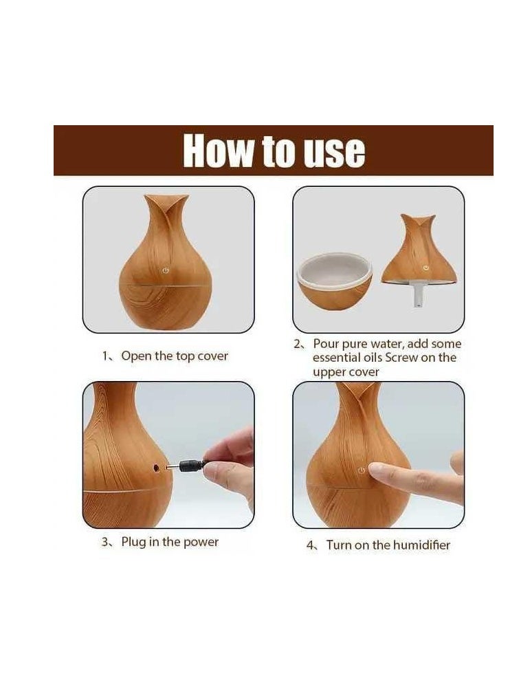 Generic - Chic Wood Diffuser Luxury Home Decor Refreshing Scent Available in 2 Different Sizes MK (Light Wood, Large Size) - Image 1