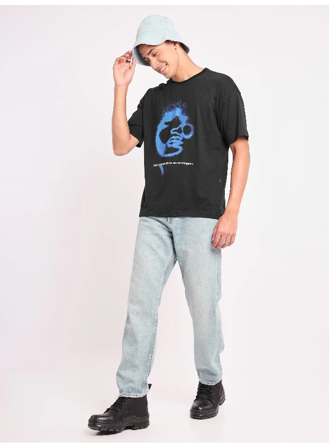 Beyoung Destiny Printed Oversized T-shirt for Men