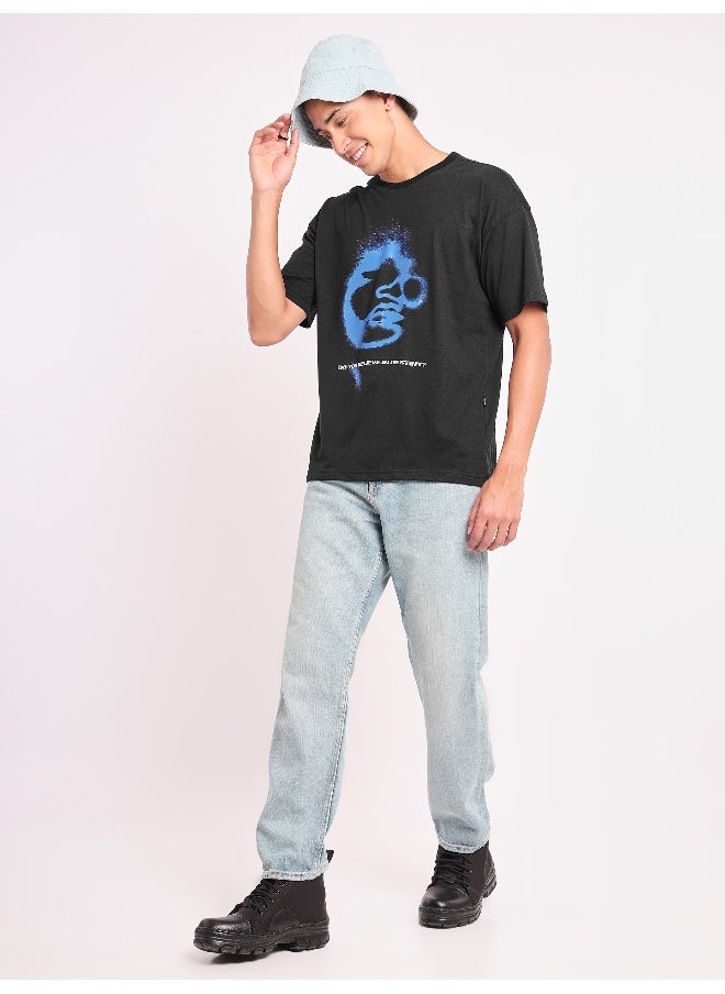 Beyoung Destiny Printed Oversized T-shirt for Men  - Image 5