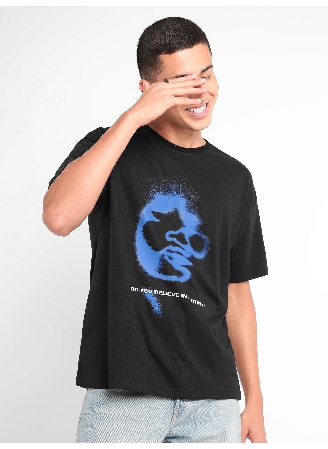 Beyoung Destiny Printed Oversized T-shirt for Men  - Image 3