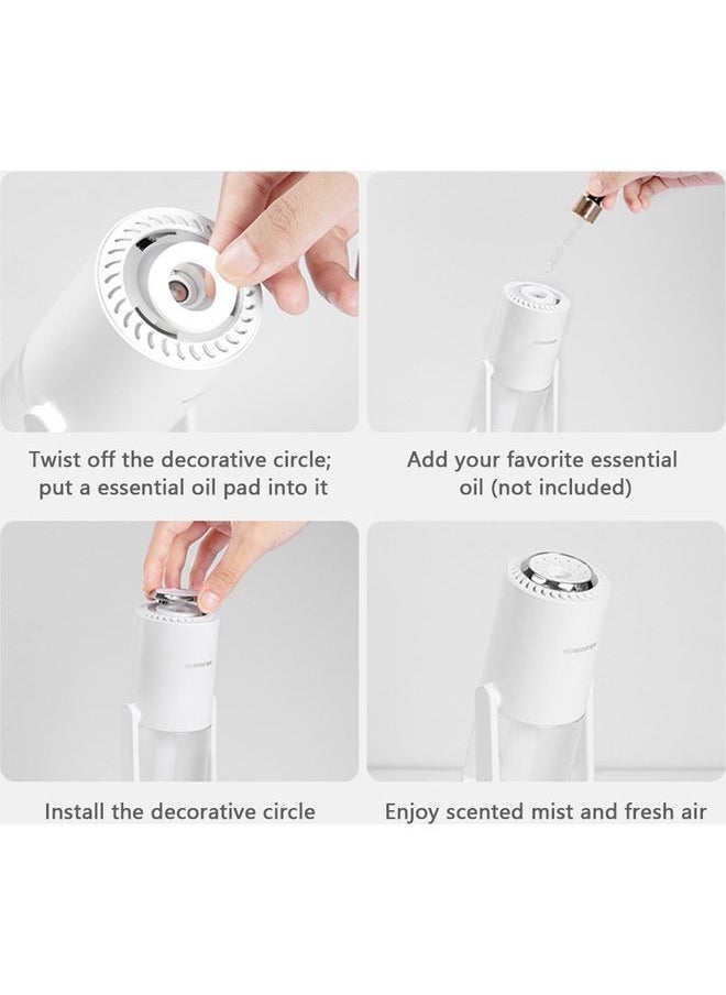 NIBEMINENT Auto-Rotate Mini Humidifier Dark Blue 22x7.2x7.2cm  - Image 4