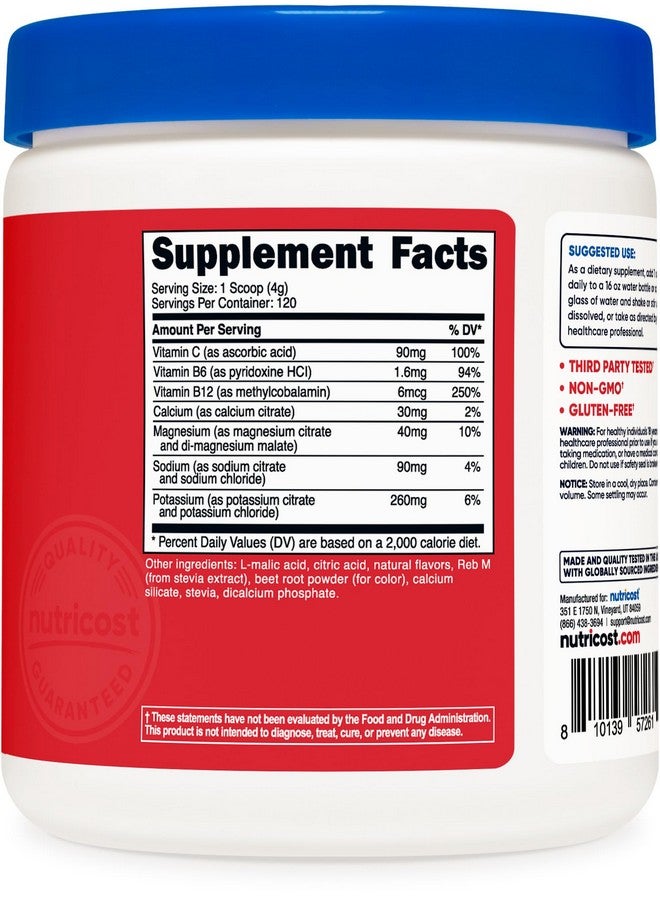 Nutricost Nutricost Electrolyte Complex Powder (120 Servings, Fruit Punch) - Hydration Supplement Drink Mix with Vitamins and Minerals  - Image 5