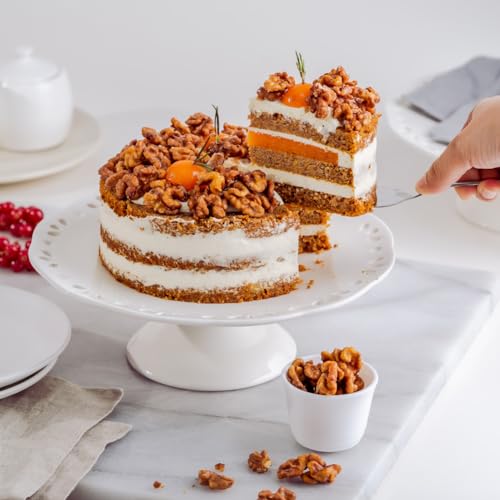 tiokin Wedding Cake Knife and Server Set Silver,Stainless Steel Cake Cutting Set,2Pcs Include Cake Cutter And Cake Server for Wedding, Birthday, Parties and anniversary, Dishwasher Safe - Image 5