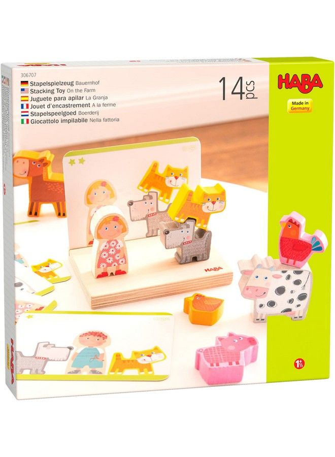 HABA On The Farm Stacking Toy (Made In Germany) - Image 1