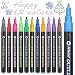 Artecho 12 Colors SelfOutline Metallic Markers Professional Double Line Shimmer Pens for Adult Coloring Calligraphy Illustration ArtistGrade DIY Crafts - Image 2