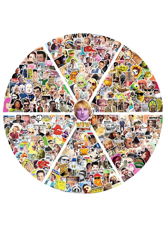 Bluejw 300 European And American Internet Red Expression Pack Stickers American TV Series Sand Sculpture Character Expression Pack Collection Graffiti Stickers - Image 2