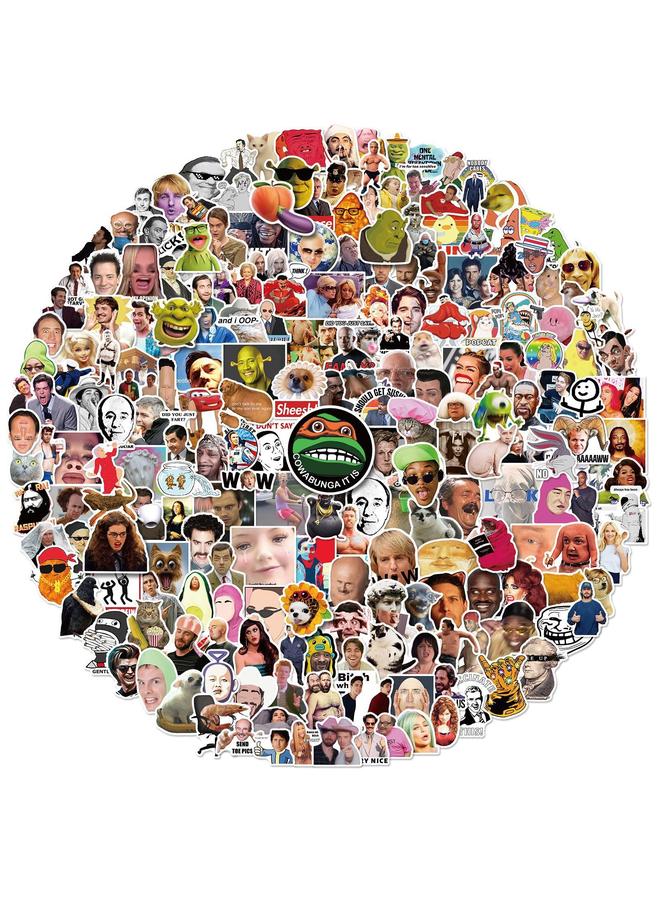 Bluejw 300 European And American Internet Red Expression Pack Stickers American TV Series Sand Sculpture Character Expression Pack Collection Graffiti Stickers - Image 1