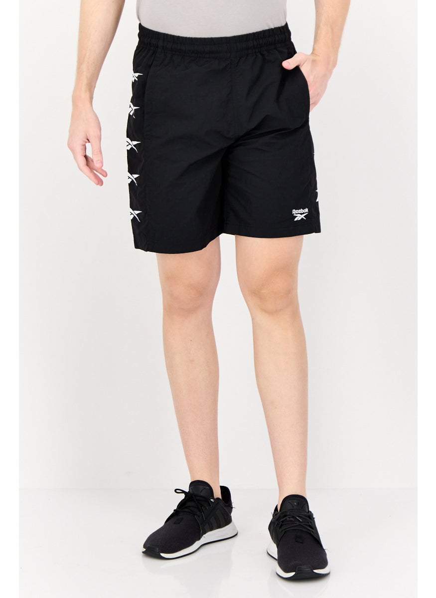 Reebok Men Sportswear Fit Brand Logo Training Short, Black  - Image 1