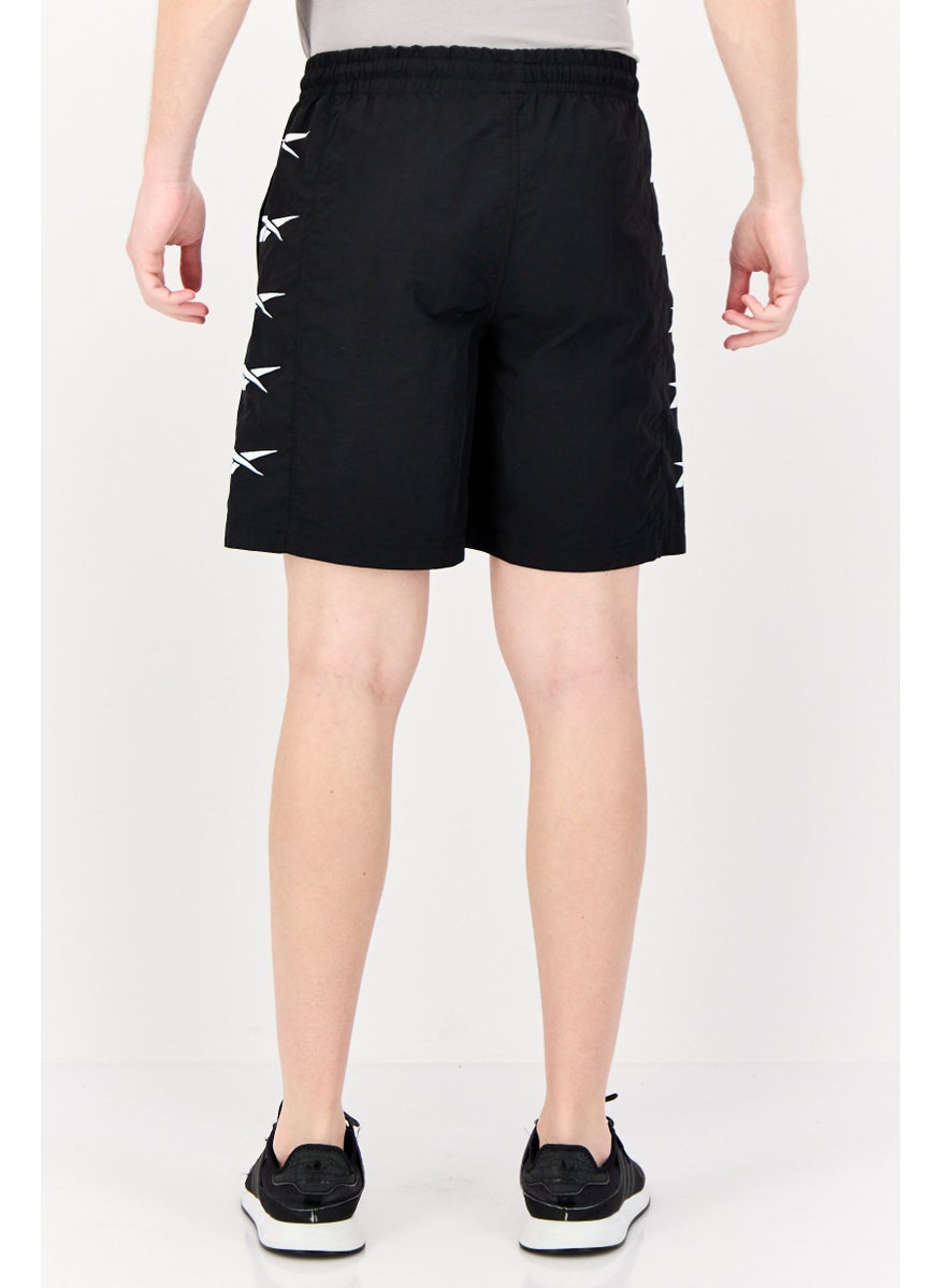 Reebok Men Sportswear Fit Brand Logo Training Short, Black  - Image 3
