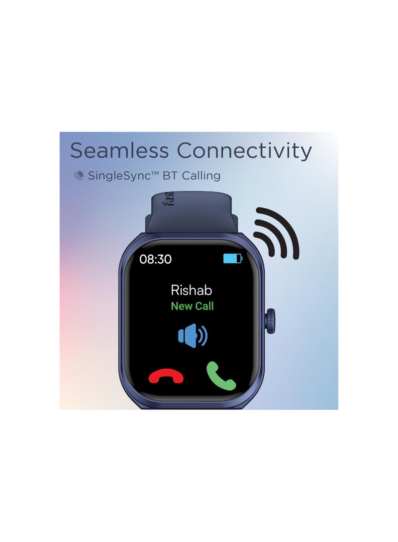 Fastrack Limitless FS2+ Smartwatch|2.01" UltraVU Display|Functional Crown|SingleSync BT Calling|Nitro Fast Charging|110+ Sports Modes|200+ Watchfaces|Upto 7 Day Battery| AI Voice Assitant