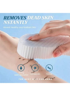 RIXTEC Ultra Soft Bath Body Shower Sponge, Magic Bath Sponge Dead Skin Remover, Super Soft Exfoliating Bath Sponge Painless Scrub Sponge For Adults Children And Pregnant Women (Multi Colors)  - Image 4
