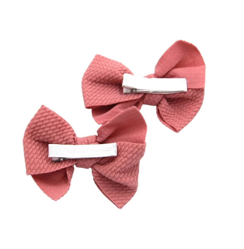 D'Daniela Dana Glasses and Bow Barrette Clip Set For Babies and Girls - Dark Pink