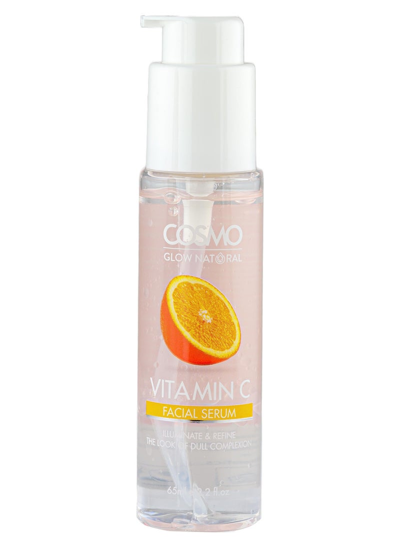 COSMO Cosmo Glow Natural Vitamin C Facial Serum For Unisex 65ml, Illuminate & Refine Dull Complexion, Reduce Of Dark Spot  - Image 1
