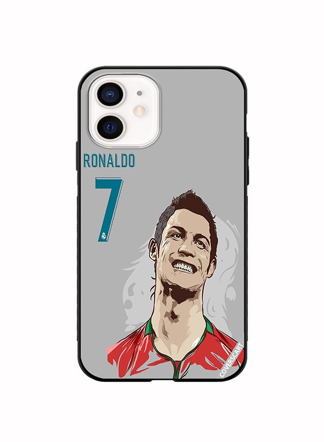 COVERSCART Protective Case Cover For Apple iPhone 12 Ronaldo Design Multicolour