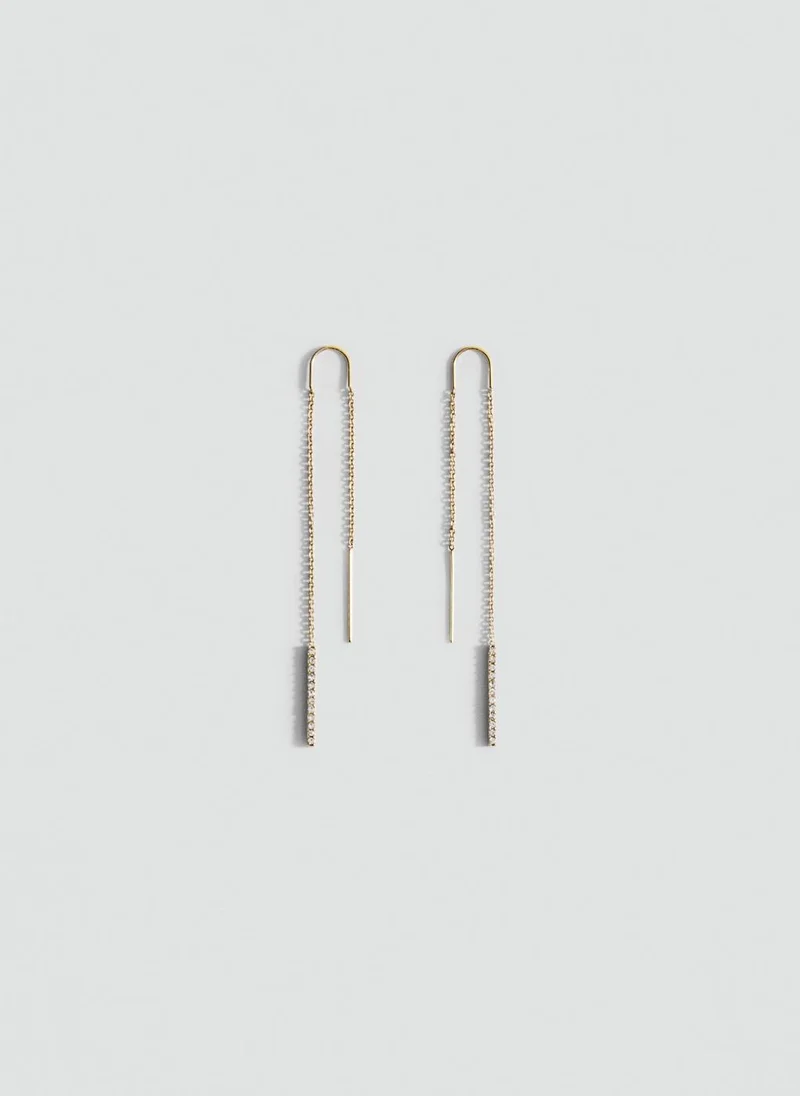 MANGO Joel Drop Earrings