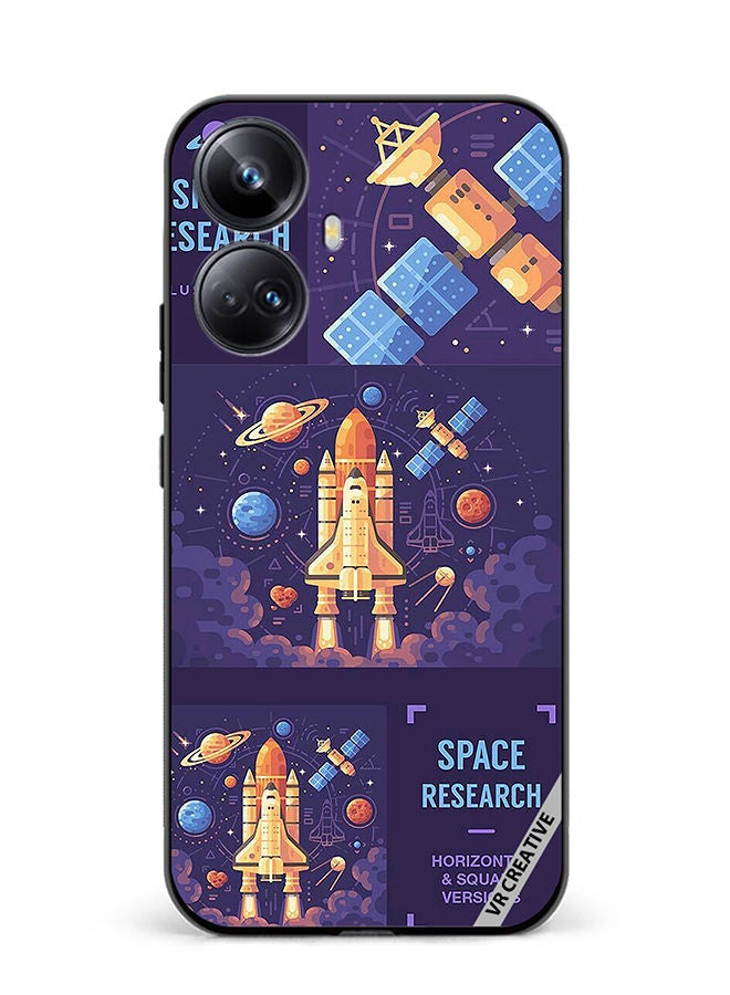 VR CREATIVE Protective Case Cover For Realme 10 Pro Plus Space Research Design Multicolour - Image 1