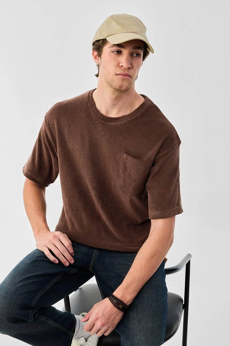 سنيتش Cotton Blend Oversized T-Shirt