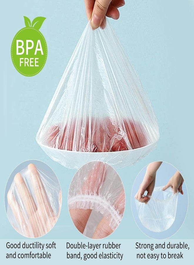 KitchenFest® Disposable Shower Cap Pack of 100 Pcs Free-Size Waterproof Spa Salon Hotel Kitchen Hair Dye Women Bathing Oil-proof Elastic Shower Caps - Image 5