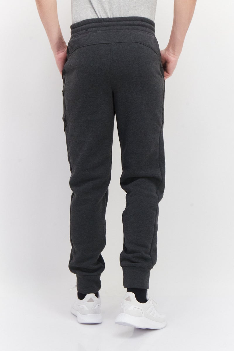 RBX Men Sportswear Fit Training Jogger Pants, Heather Charcoal  - Image 2