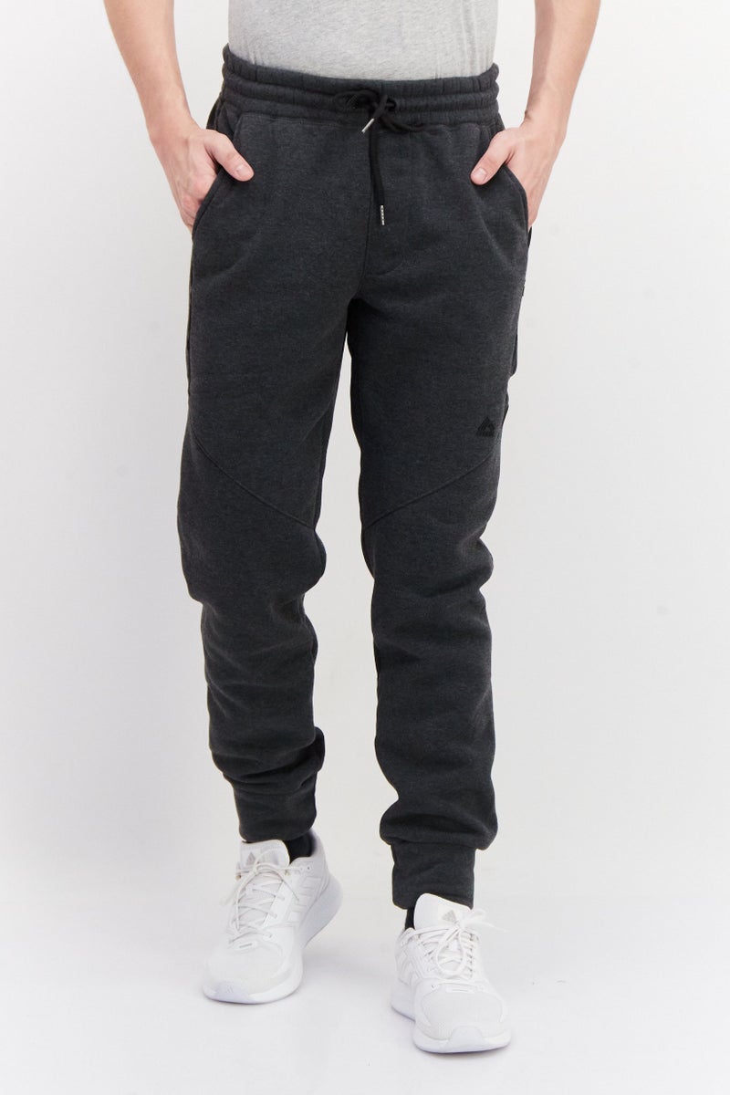 RBX Men Sportswear Fit Training Jogger Pants, Heather Charcoal  - Image 1