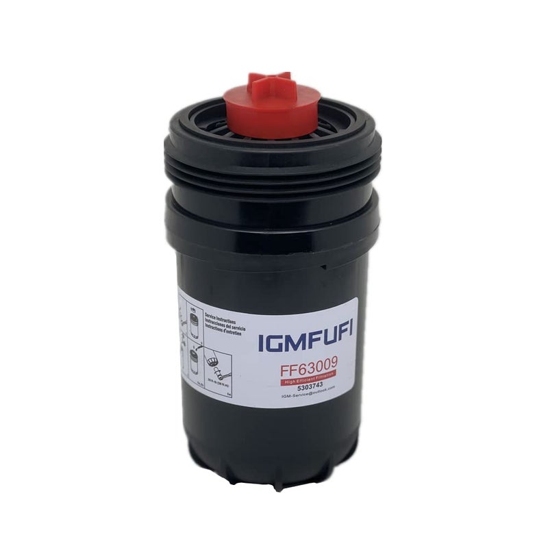 IGMFUFI FF63009 Fuel Filter for Diesel Engines Replaces 5303743FF63009 Element for FH22168