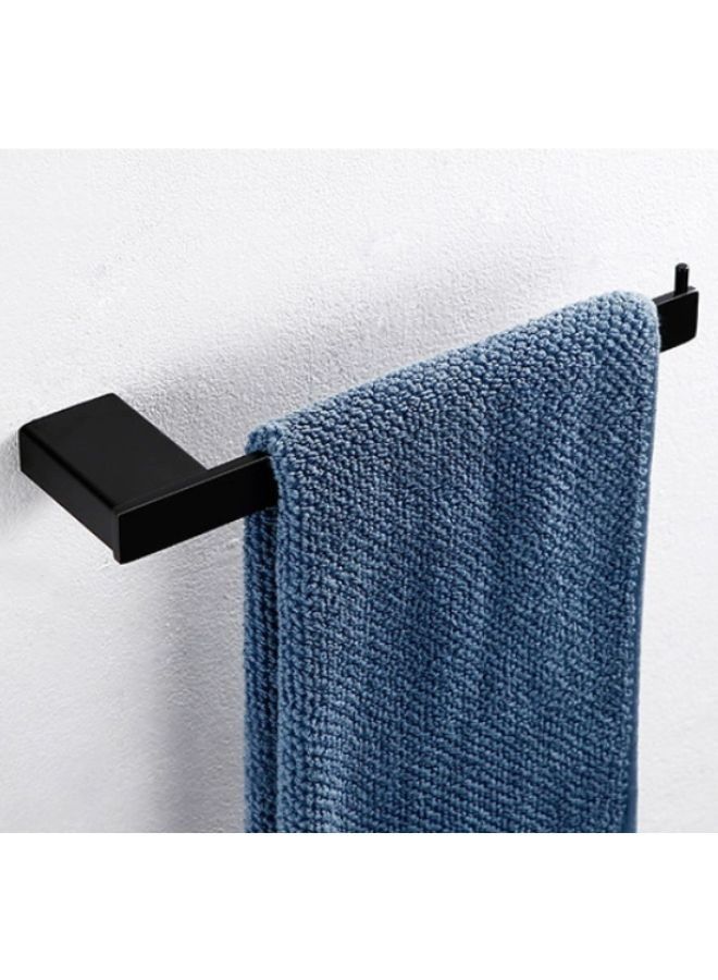 Matt black single classic SUS304 stainless steel towel ring for bathroom  - Image 2